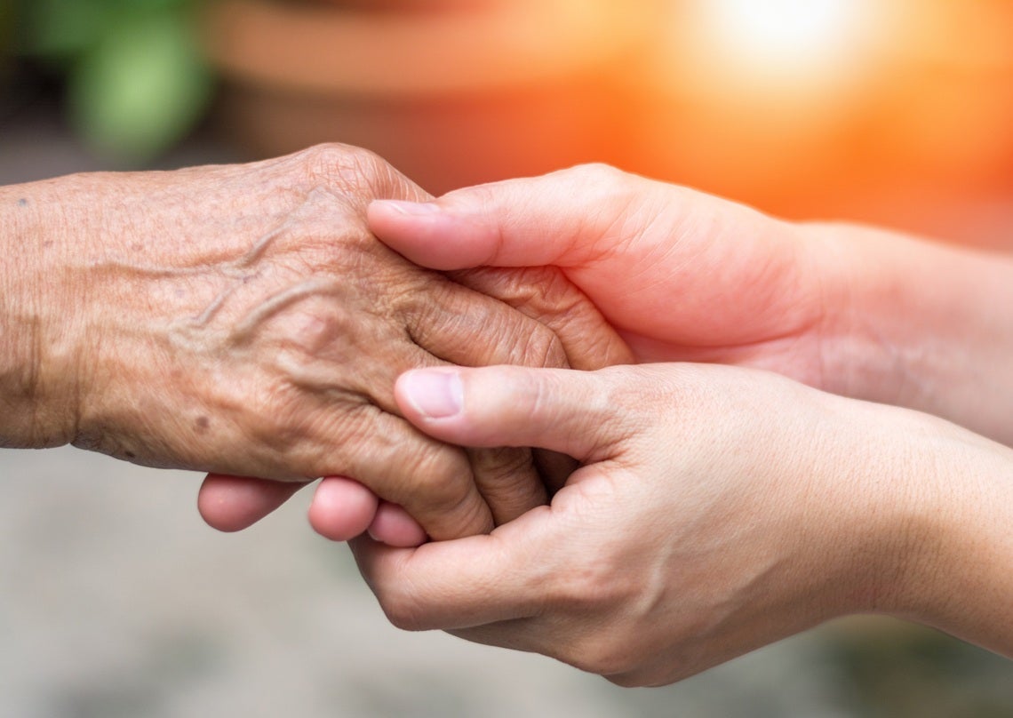 Palliative Care Hands Holding